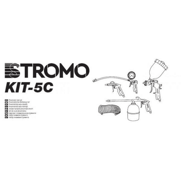 Набір пневматичного інструменту Stromo KIT-5C 800051