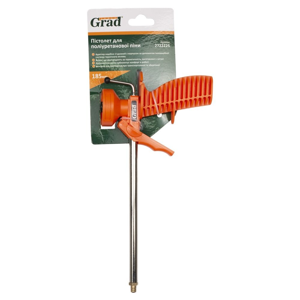 Пістолет для поліуретанової піни (пласт корпус) Grad 2722225