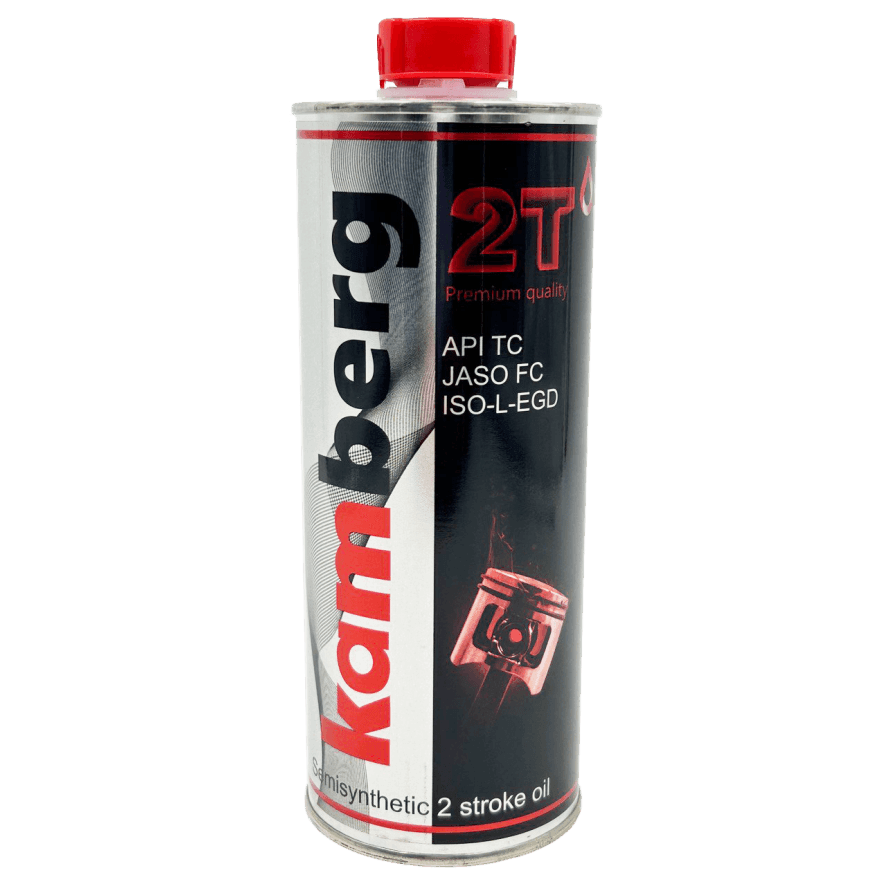 Мастило 2Т Kamberg ЧЕРВОНЕ напівсинтетика 0.5Л(кругла ж.б) - 24шт.ящик 506215