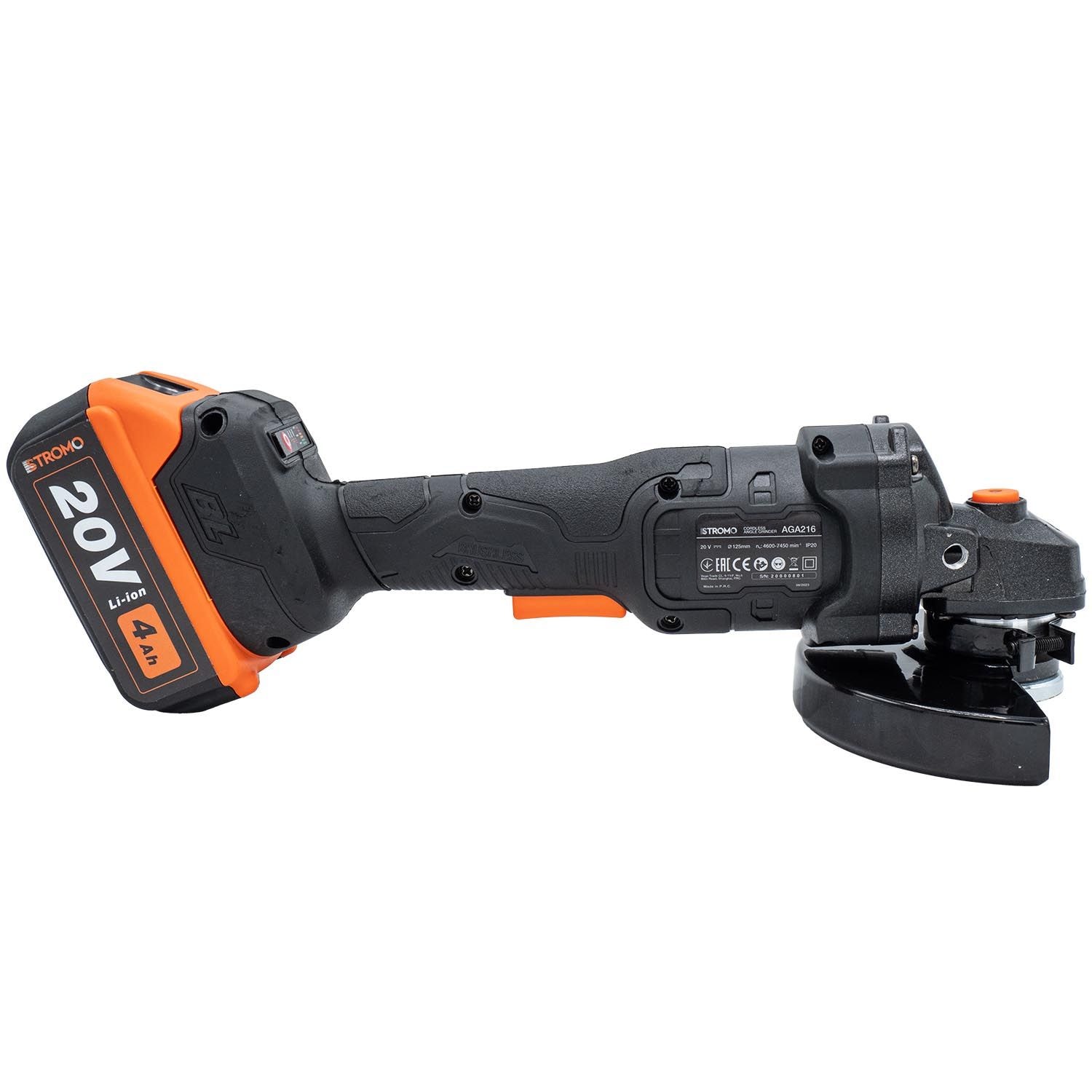 Шліфмашина кутова акум. STROMO AGA-216 300216