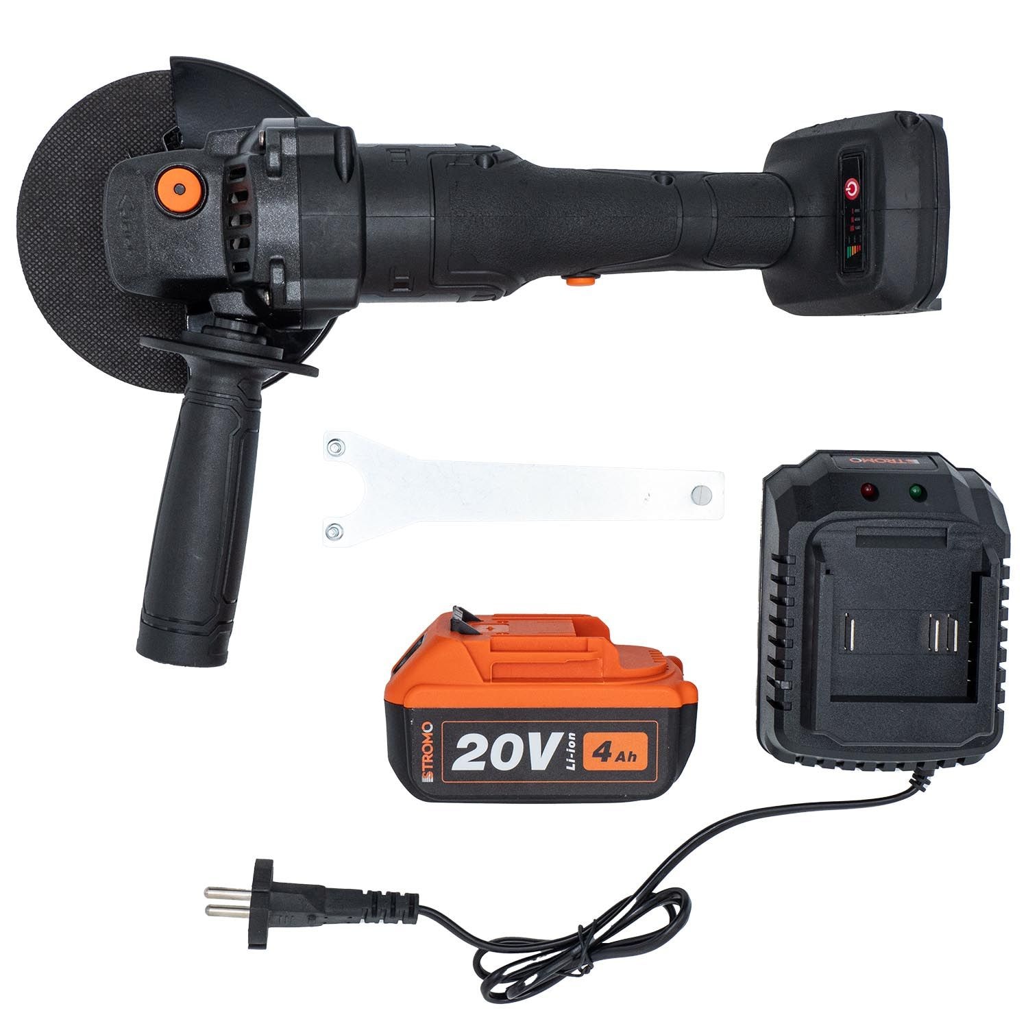 Шліфмашина кутова акум. STROMO AGA-216 300216