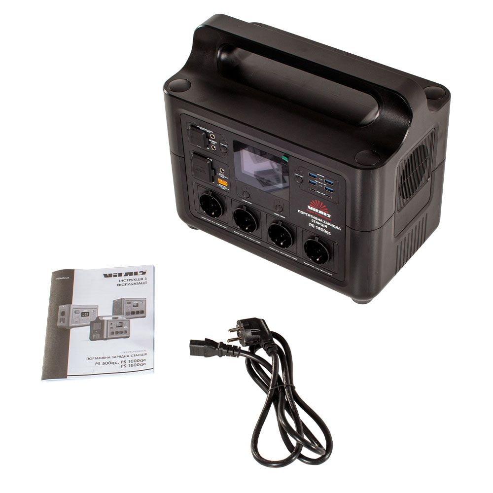 Портативна зарядна станція Vitals Professional PS 1800qc 195187