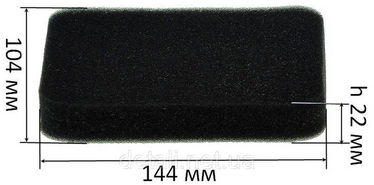 Элемент воздушного фильтра генератора 188F (156*106/h 23мм) gen493