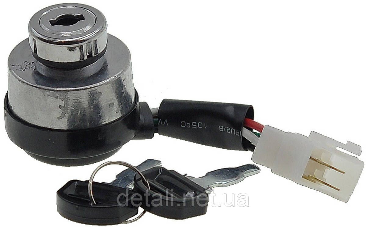 Замок зажигания генератора 168F (4 контакта) gen036