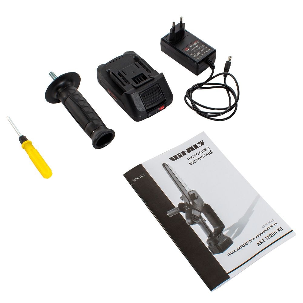 Пила ланцюгова акумуляторна Vitals AKZ 1820n Kit 213190