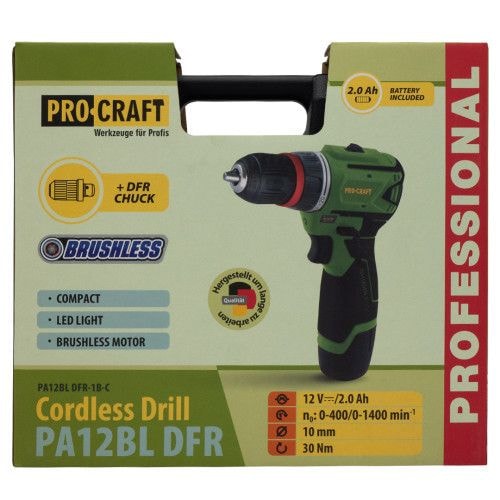 Шуруповерт Procraft PA12Pro DFR (2 акб) 000128