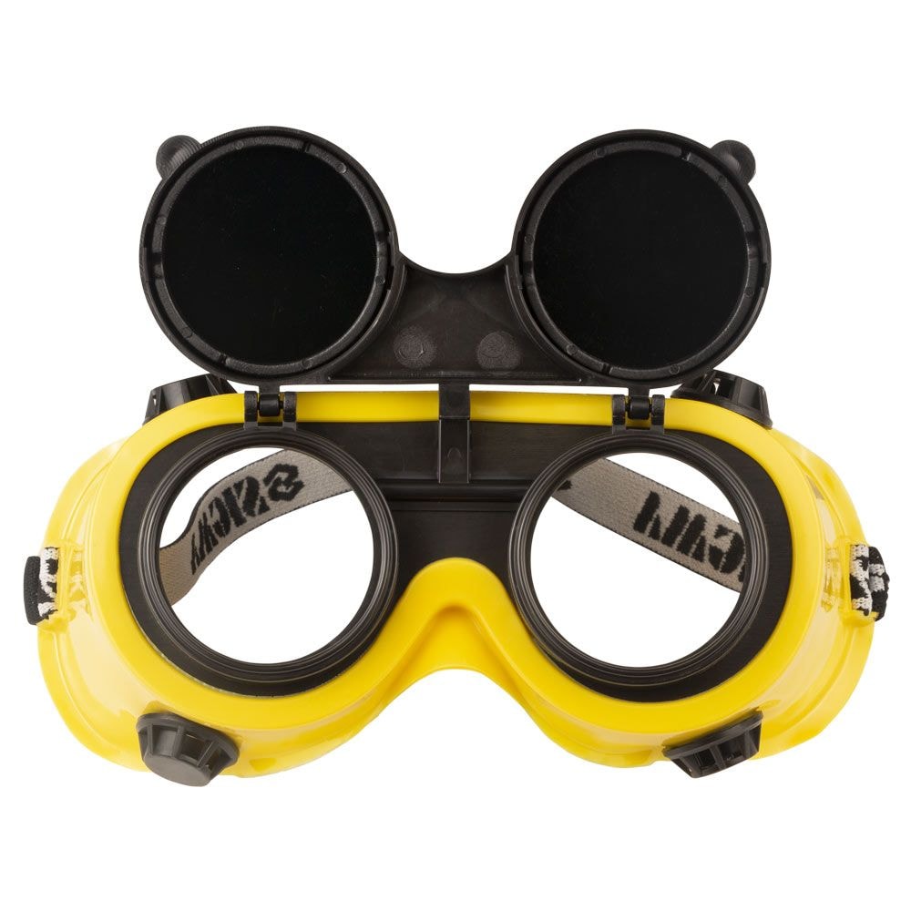 Окуляри зварювальника з відкидним склом (круглі) 9413651