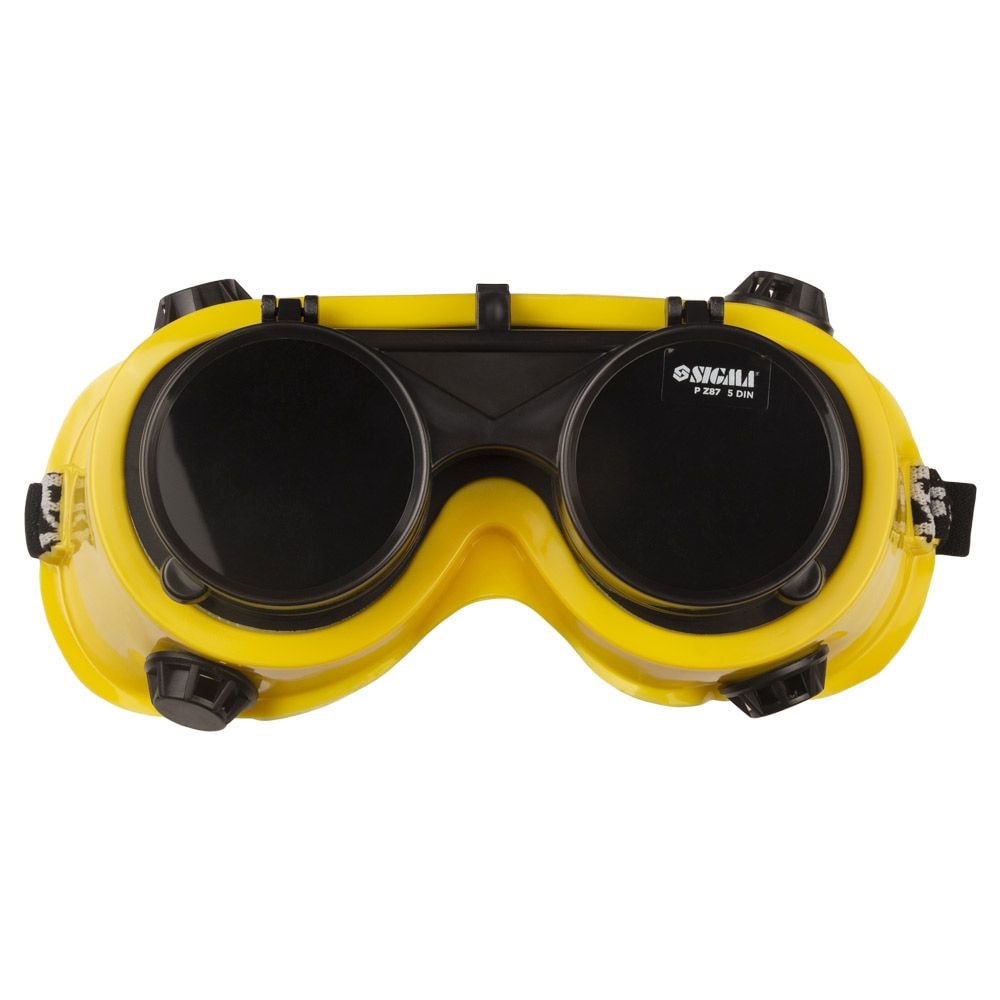 Окуляри зварювальника з відкидним склом (круглі) 9413651