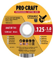 Диск відрізний керамічний PROCRAFT YCD-125*1,0 YCD2510