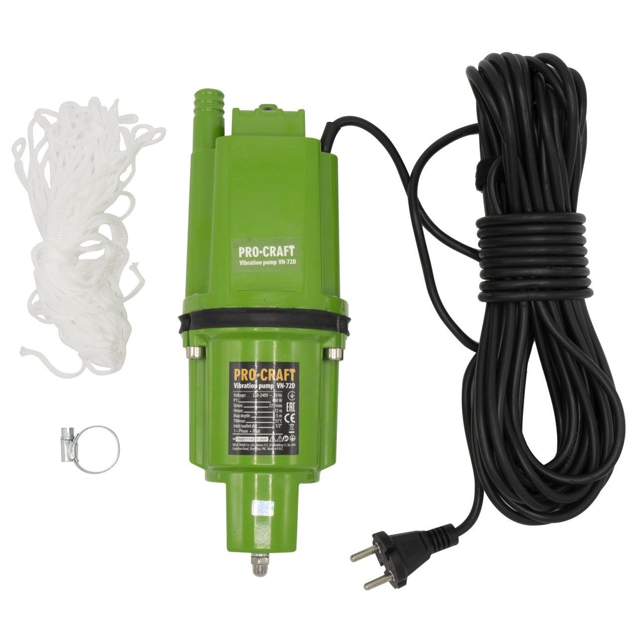 Вібраційний насос PRO-CRAFT VN-72D 000072