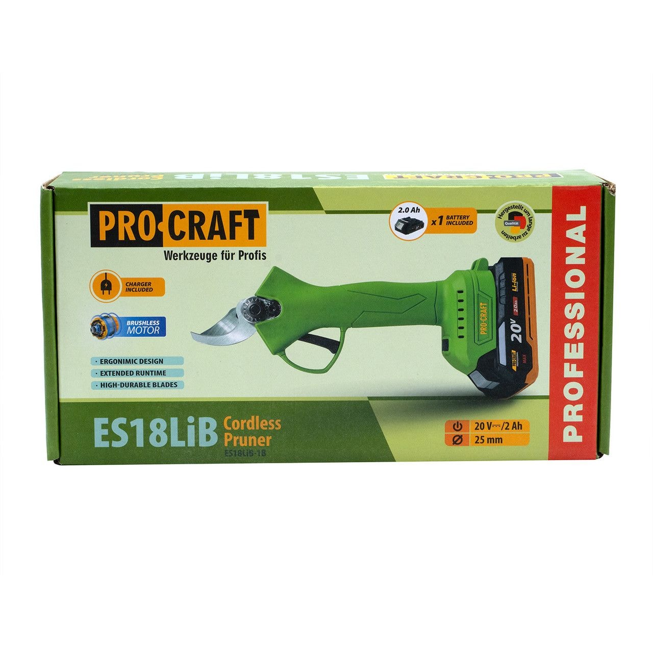Ножиці аккум. PRO-CRAFT ES-18 LiB (з Акб та зар.пристр.) 030186