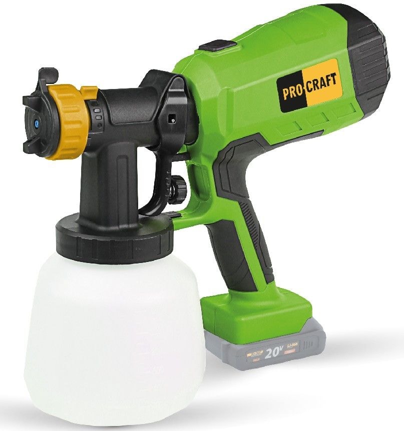 Пістолет-фарбопульт акум. PRO-CRAFT PSE-40 (без АКБ та зар.пристр.) 030406