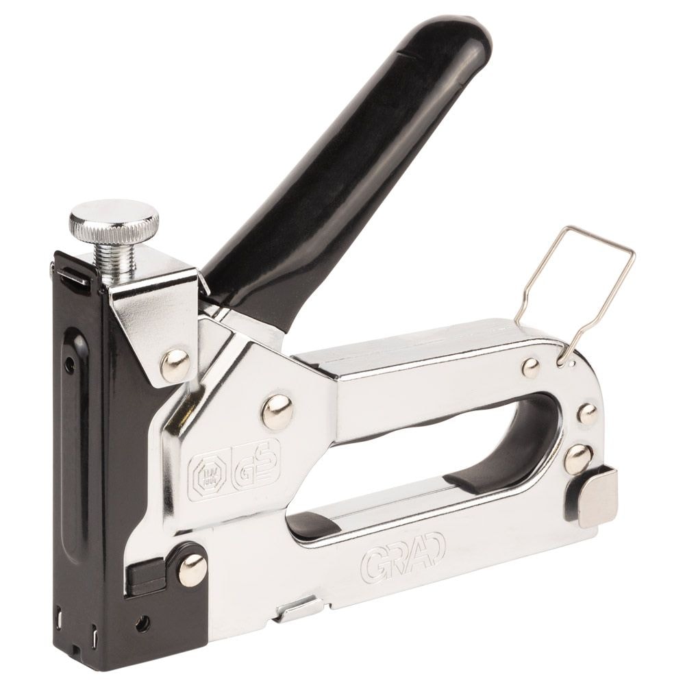 Степлер з регулятором для скоб 4-14мм (хром) Grad 2821125