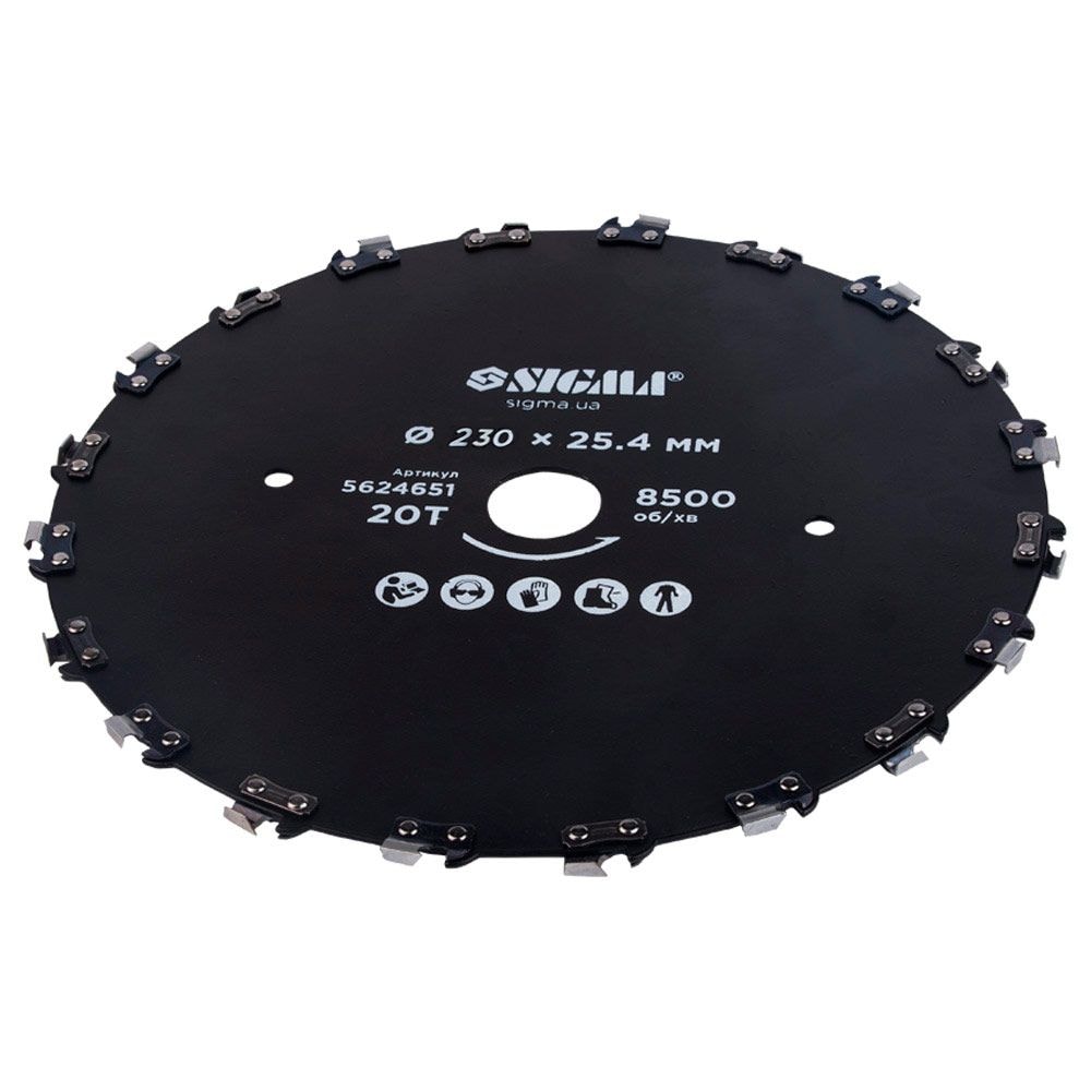 Диск для тримера O230?25.4мм 20Т ланцюговий 5624651