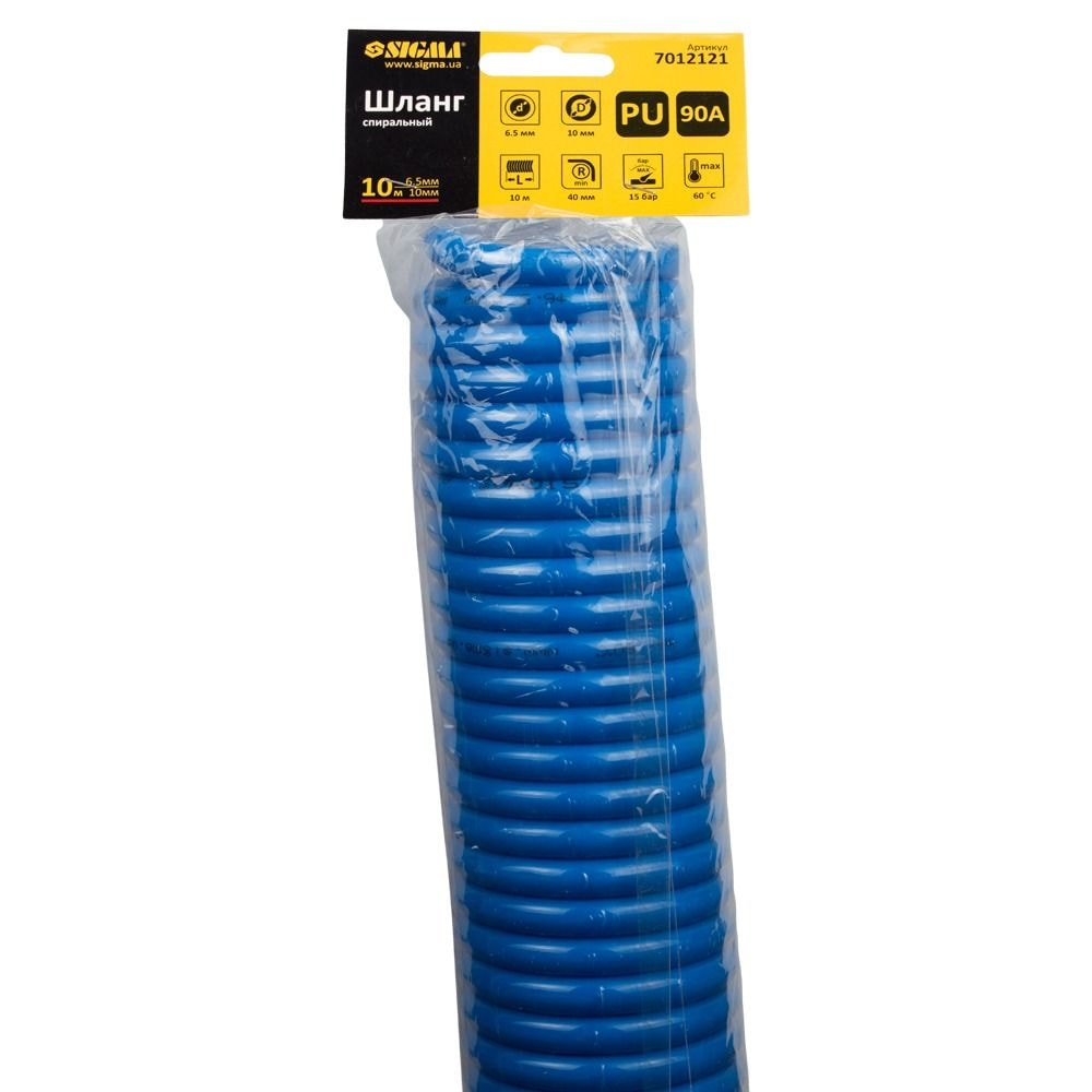 Шланг спіральний PU 10м 6.5?10мм 7012121