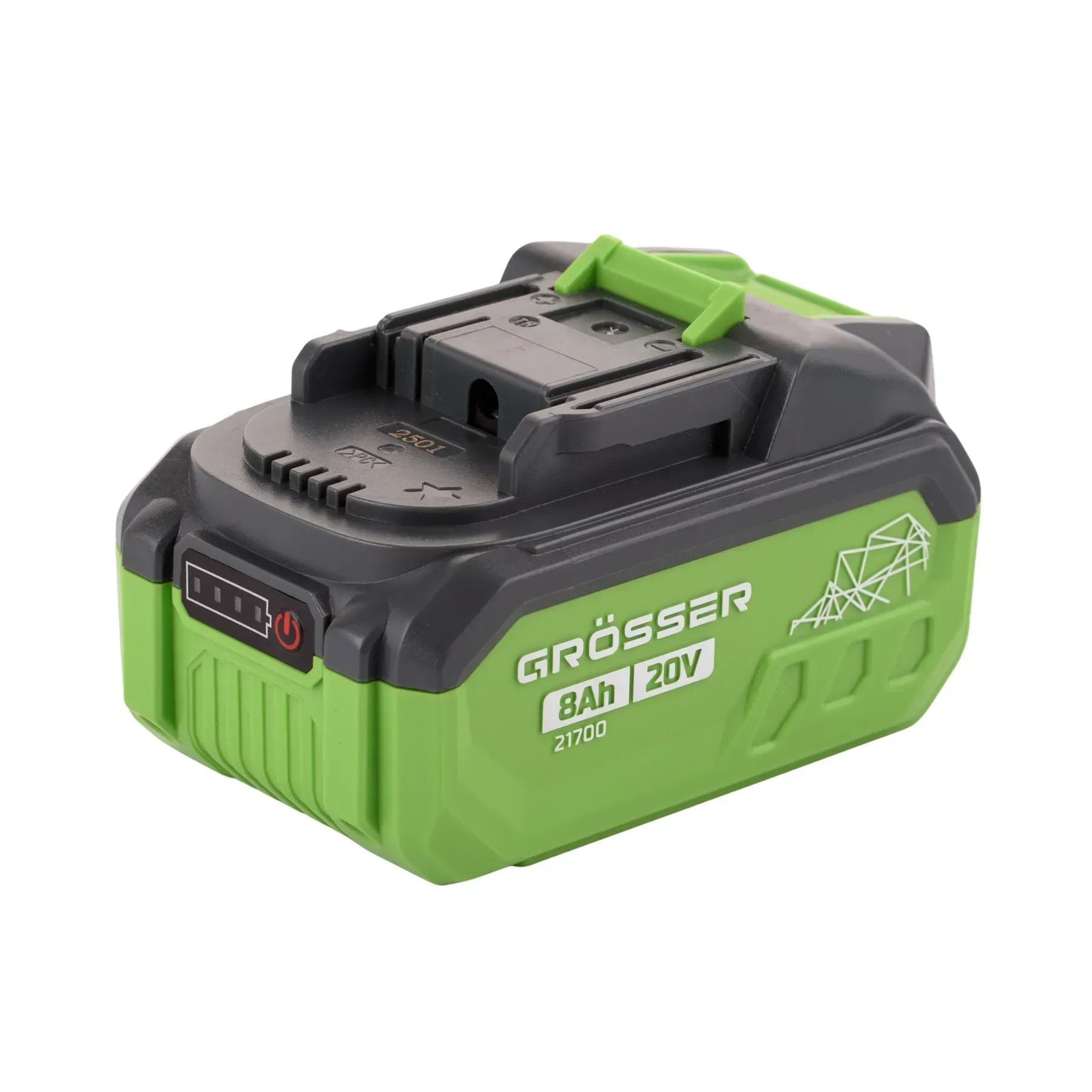 G0158 Батарея Grosser 8Аг акумуляторна 21700, 160Wh, 20V, M1 G0158