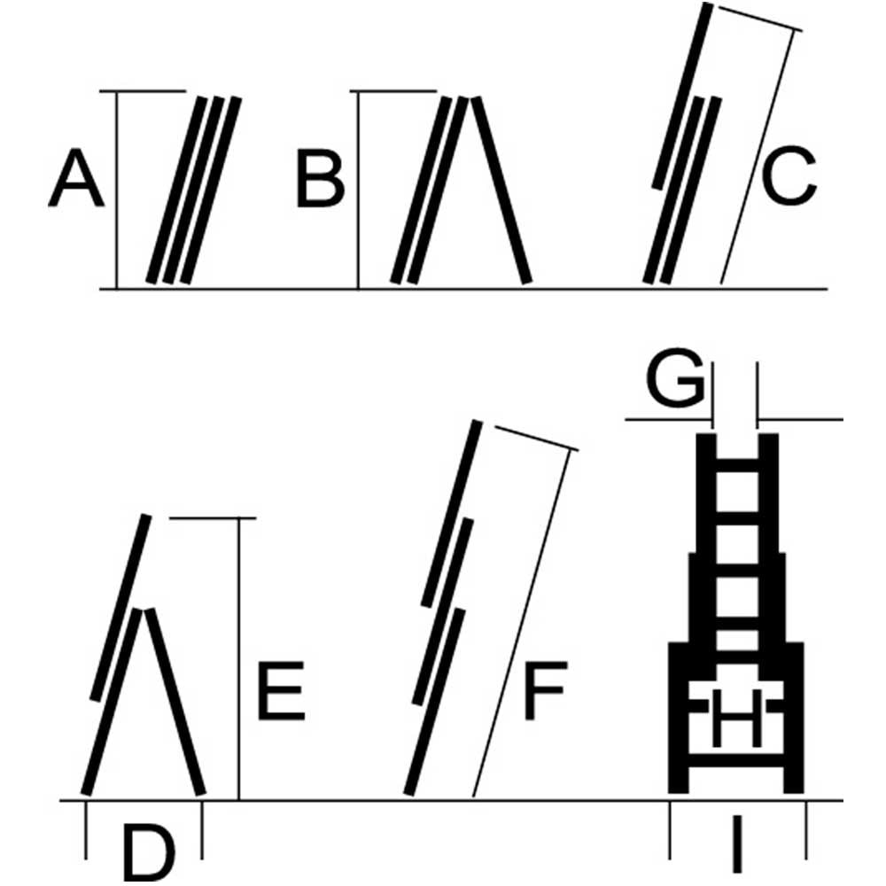 Драбина універсальна Кентавр 3х7м 44666