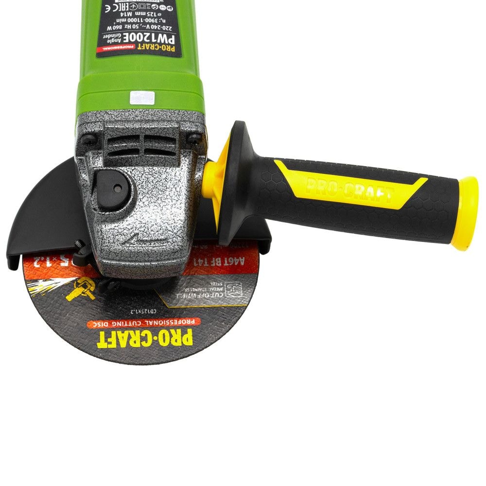 Шліфмашина кутова PRO-CRAFT PW-125/1200E 012003