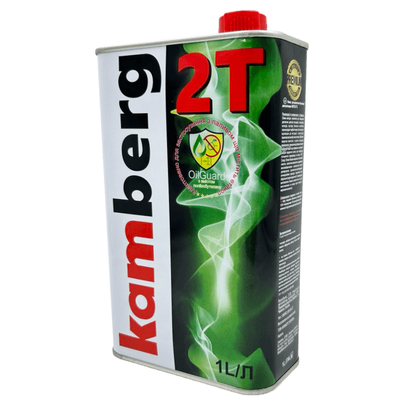 Мастило 2Т Kamberg напівсинтетика ЗЕЛЕНЕ 1Л(ж.б)-12шт.ящ 9981053