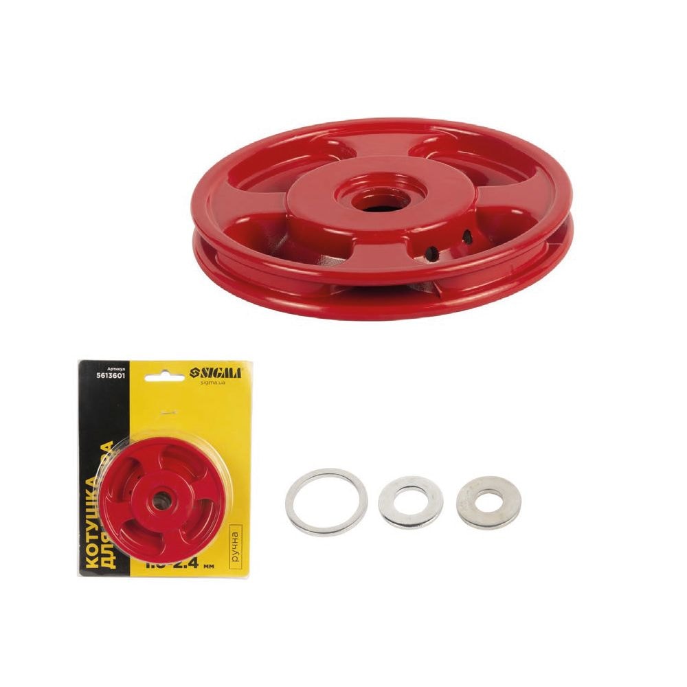 Котушка для тримера ручна O25.4мм O1.6-2.4мм метал 5613601