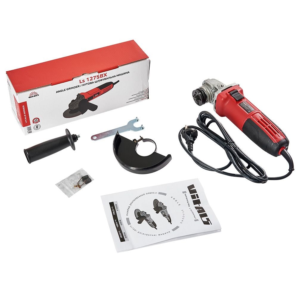 Машина шліфувальна кутова Vitals Ls 1275BX 68360