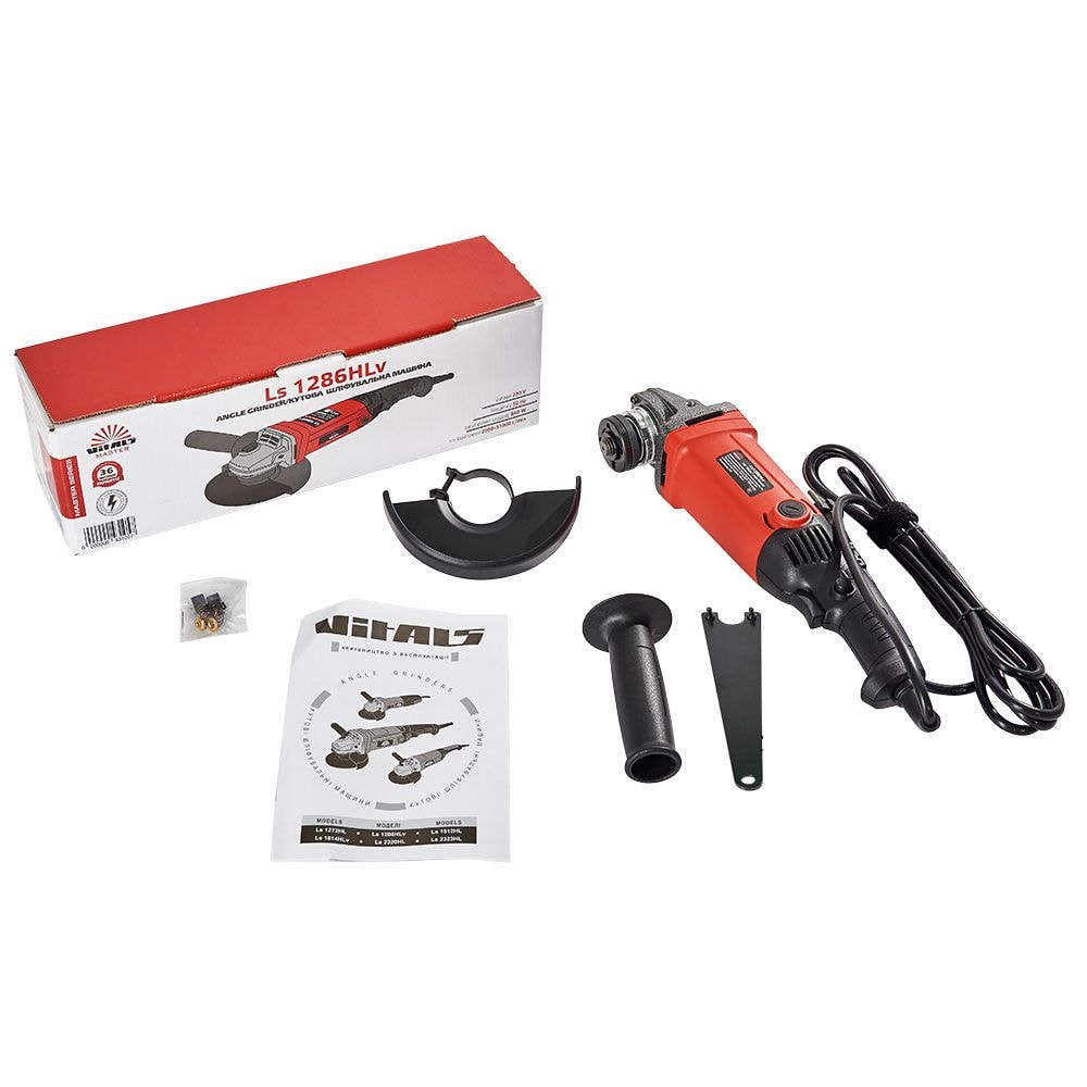 Машина шліфувальна кутова Vitals Master Ls 1286HLv 43105