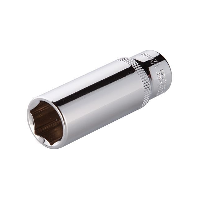 Головка шестигранна подовжена 1/4", 12?50 мм, Cr-V, STORM ET-0462