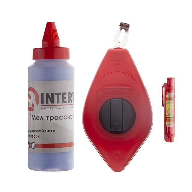 Комплект: шнур розмічальній, коректор 115 г., шнуровий рівень MT-2505