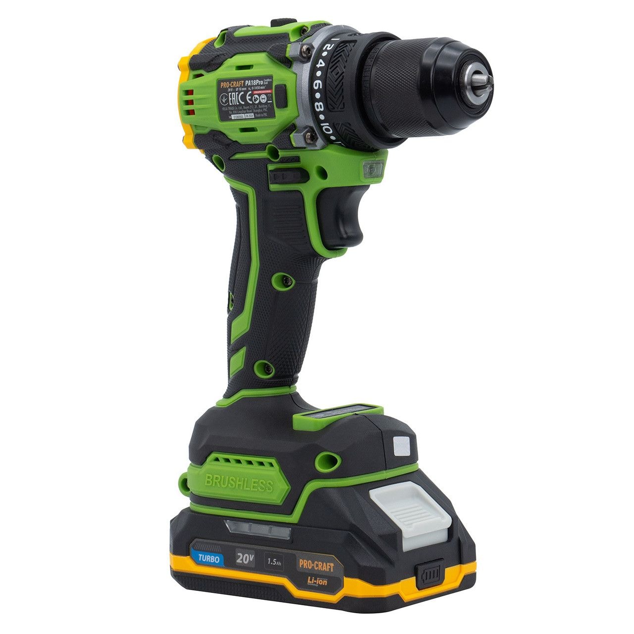 Шурупокрут акум. PRO-CRAFT PA-18 PRO (1 АКБ та зар.пристр.) 001814