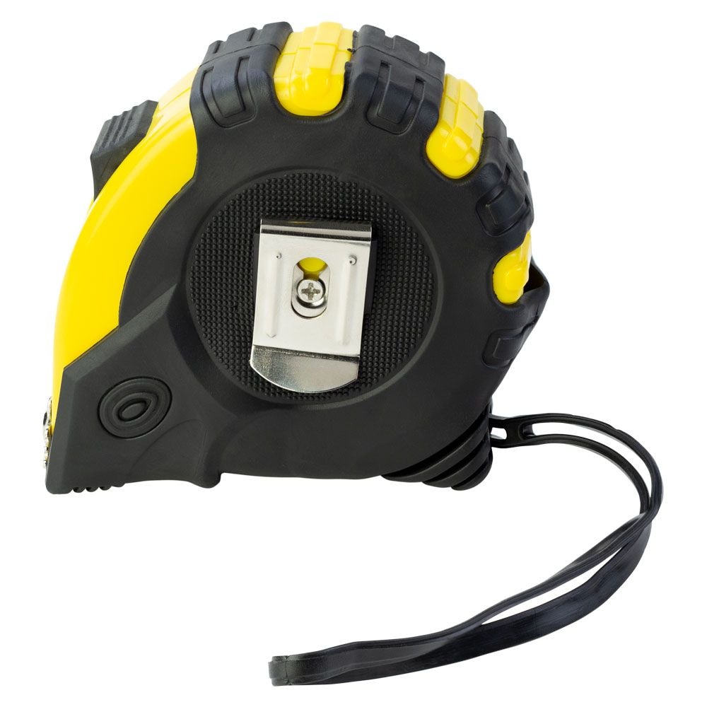 Рулетка магнітна фіксатор + гальмо 10м?25мм 3823101