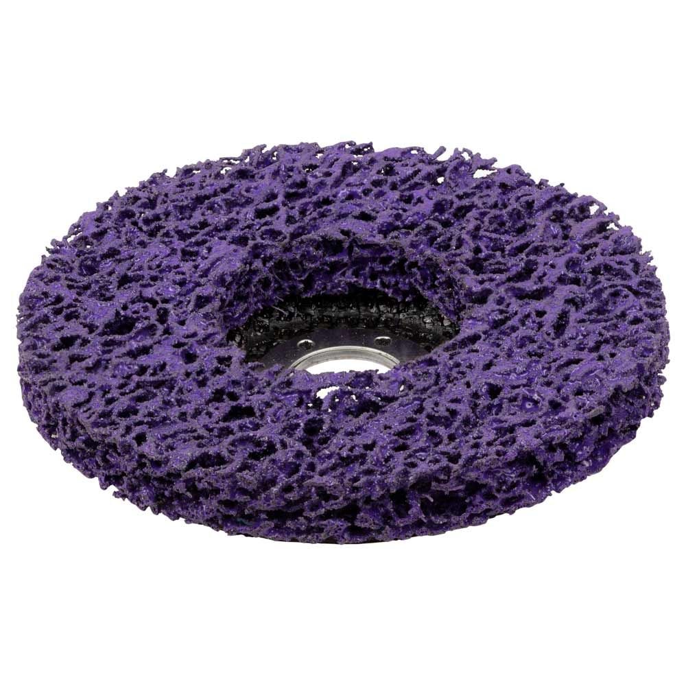 Круг зачисний з нетканого абразиву (корал) Т27 O125?22.23мм фіолетовий жорсткий 9176661