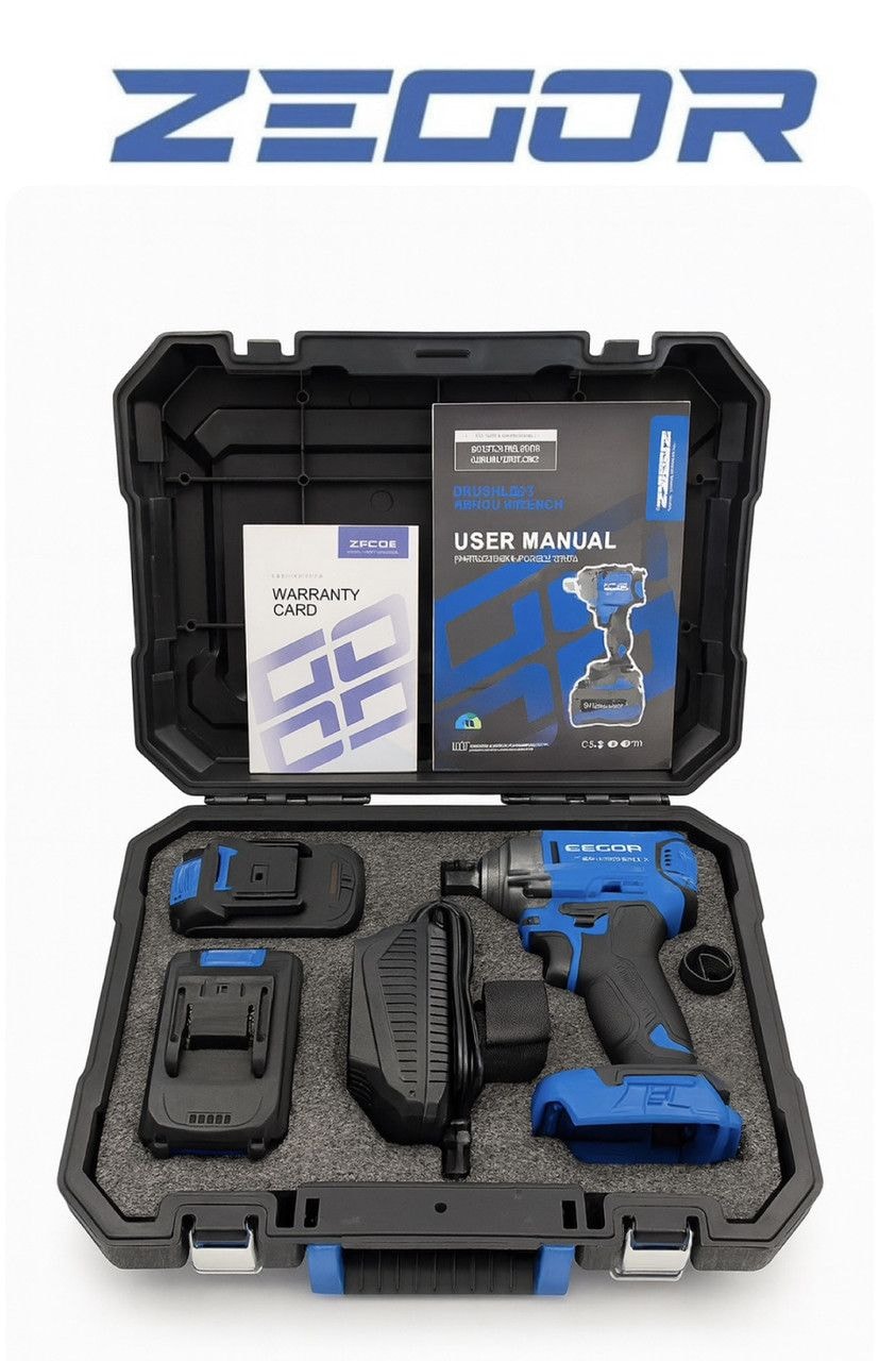 Гайковерт акумуляторний SDAX-21BL-500 (ZEGOR) 4112