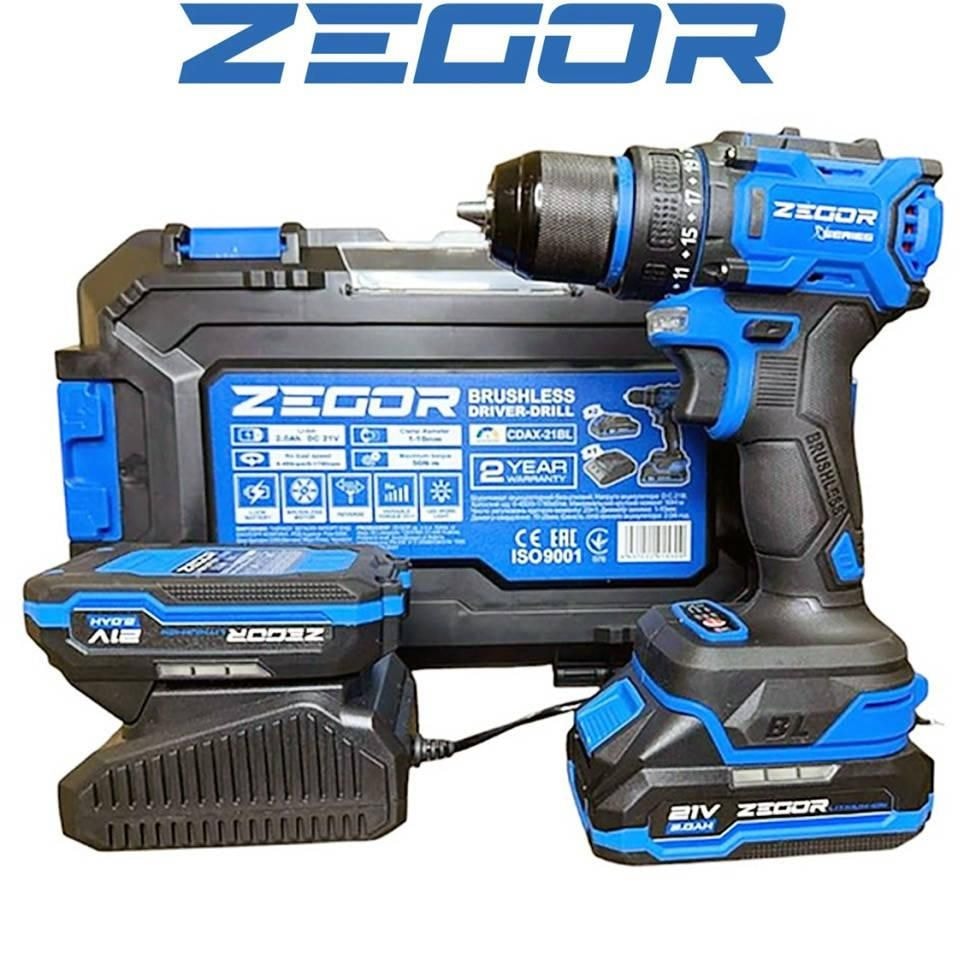 Шуруповерт акумуляторний CDAX-21BLH (ZEGOR) 4111