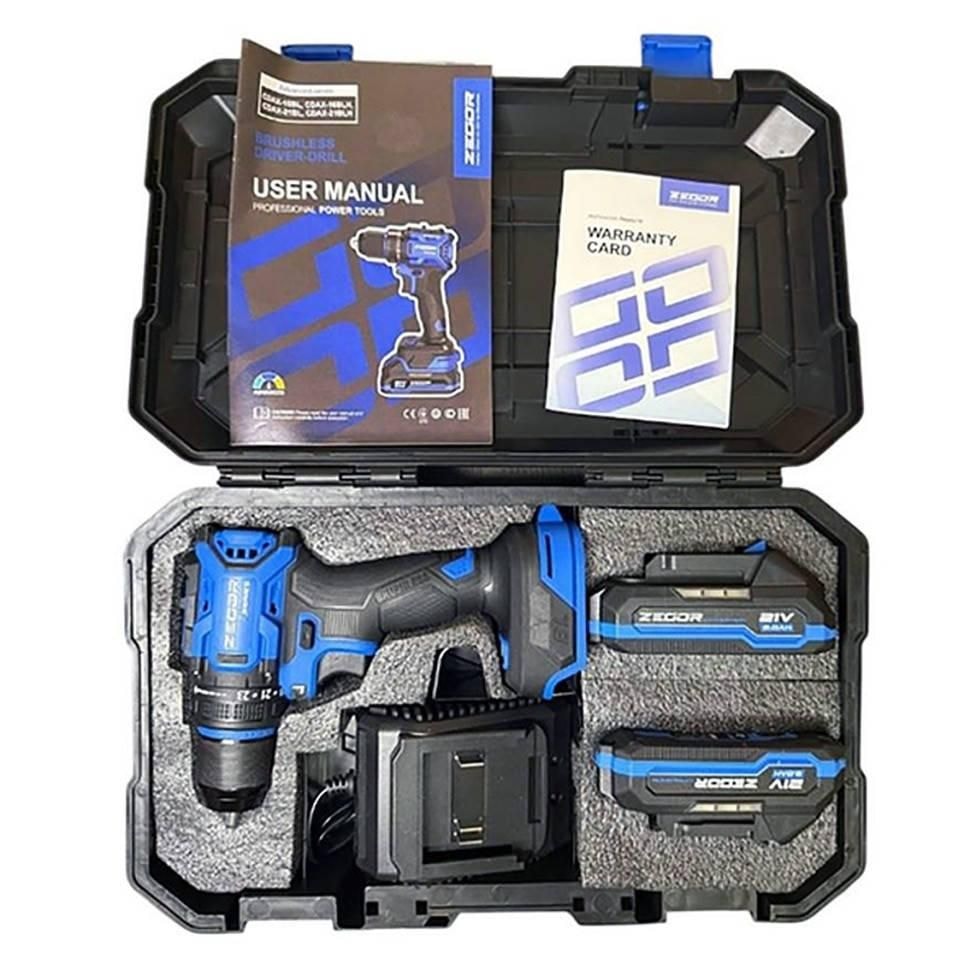 Шуруповерт акумуляторний CDAX-21BLH (ZEGOR) 4111