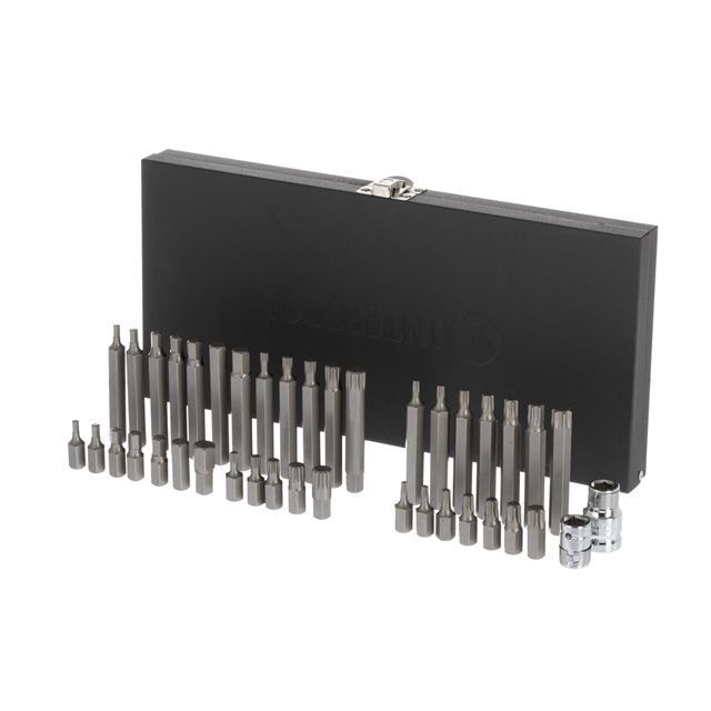 Набір зірок і шестигранників STORM, Cr-V, 40 од. (TORX, HEX, SPLINE) ET-8040