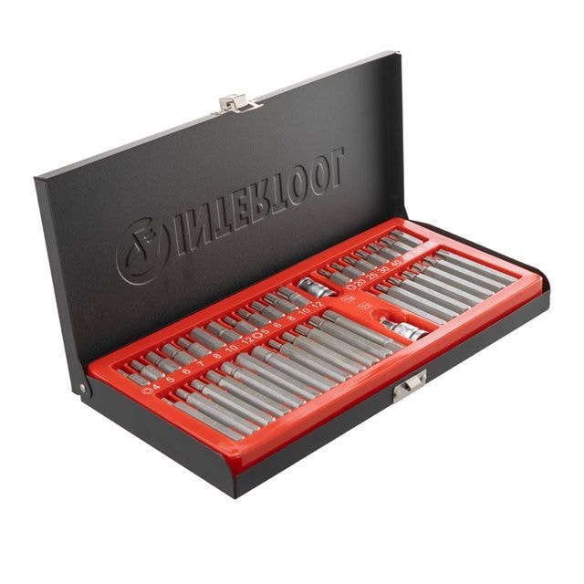 Набір зірок і шестигранників STORM, Cr-V, 40 од. (TORX, HEX, SPLINE) ET-8040