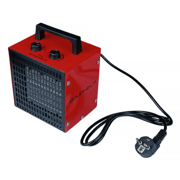 Обігрівач електричний GRUNHELM PTC-2000D  2,0 кВт, 220 В, 148 м3/год, 1.9кг 136907
