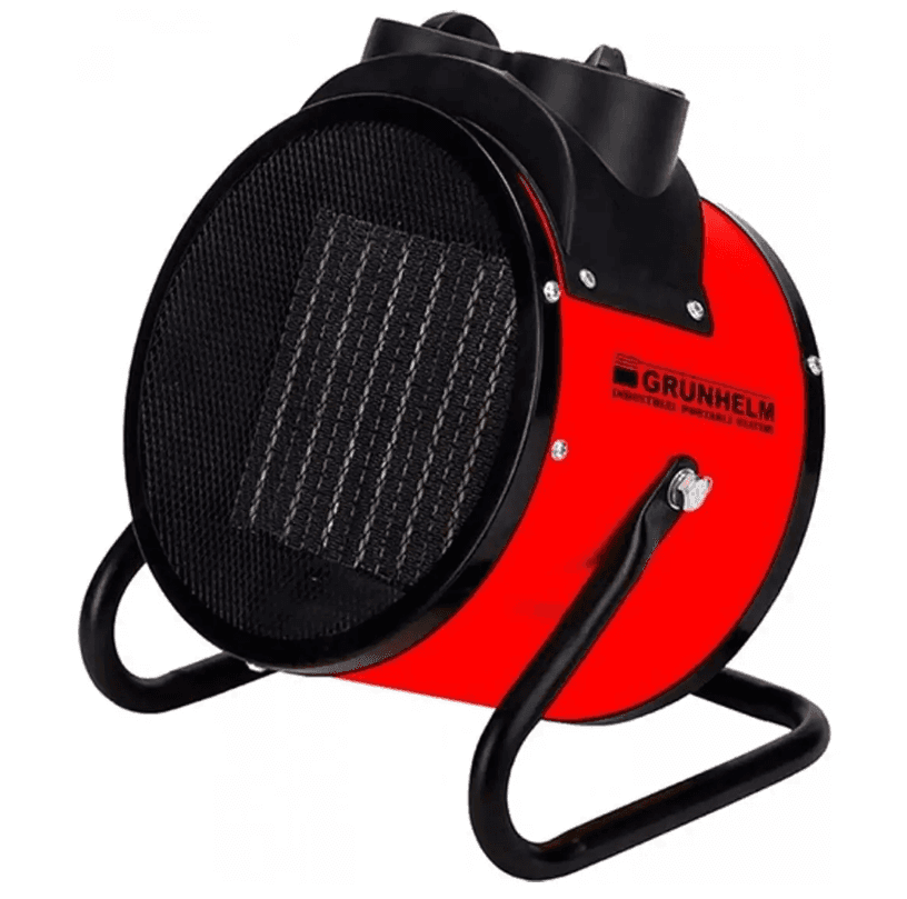 Обігрівач електричний GRUNHELM PTC-3000R  3,0 кВт, 220 В, 249  м3/год, 3,6кг 100792