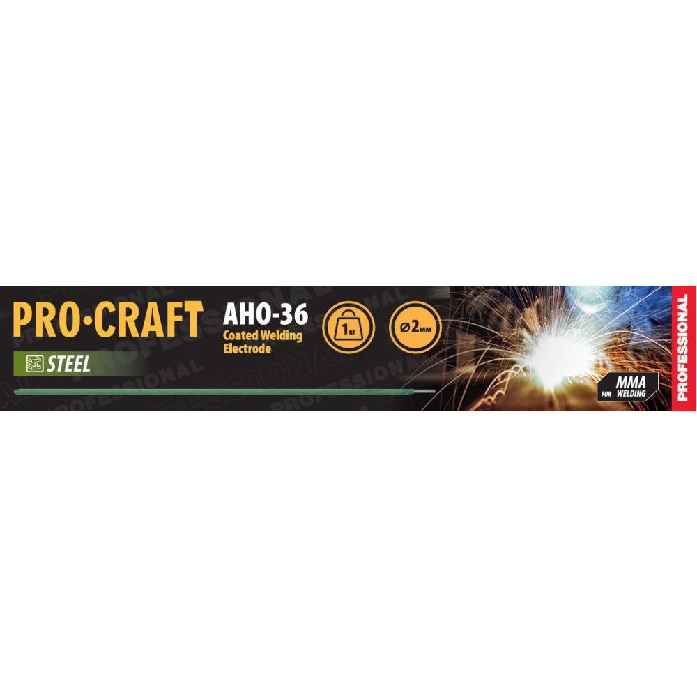 Електроди PROCRAFT Д-2,0 1 кг 241911