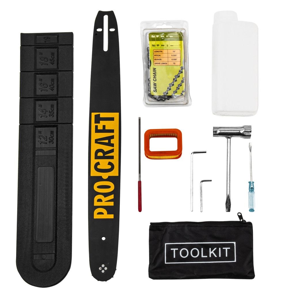 Набір Бензопила К-450 L + Олива 2Т 1л + Олива для ланц. 1л. 9981018