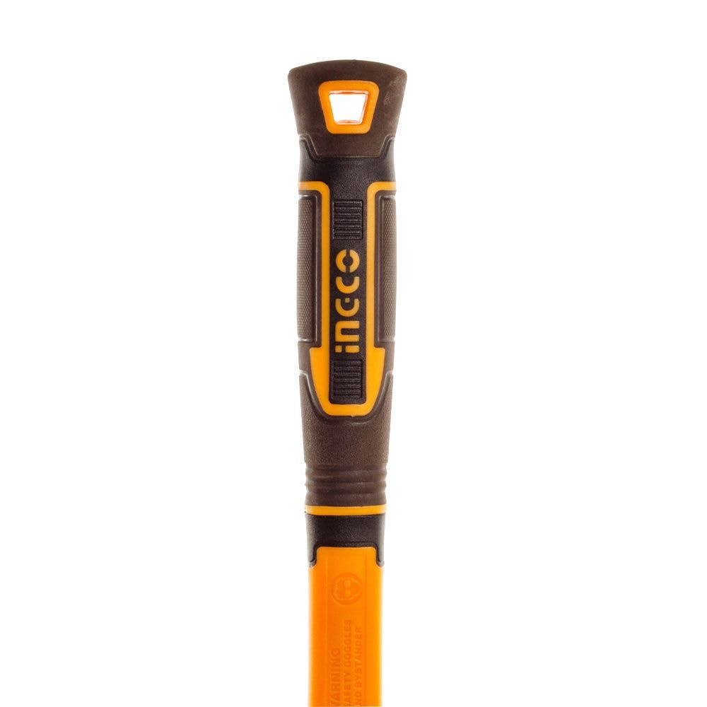 Киянка гумова 450 гр біла, ручка фіберглас INGCO HRUH8916