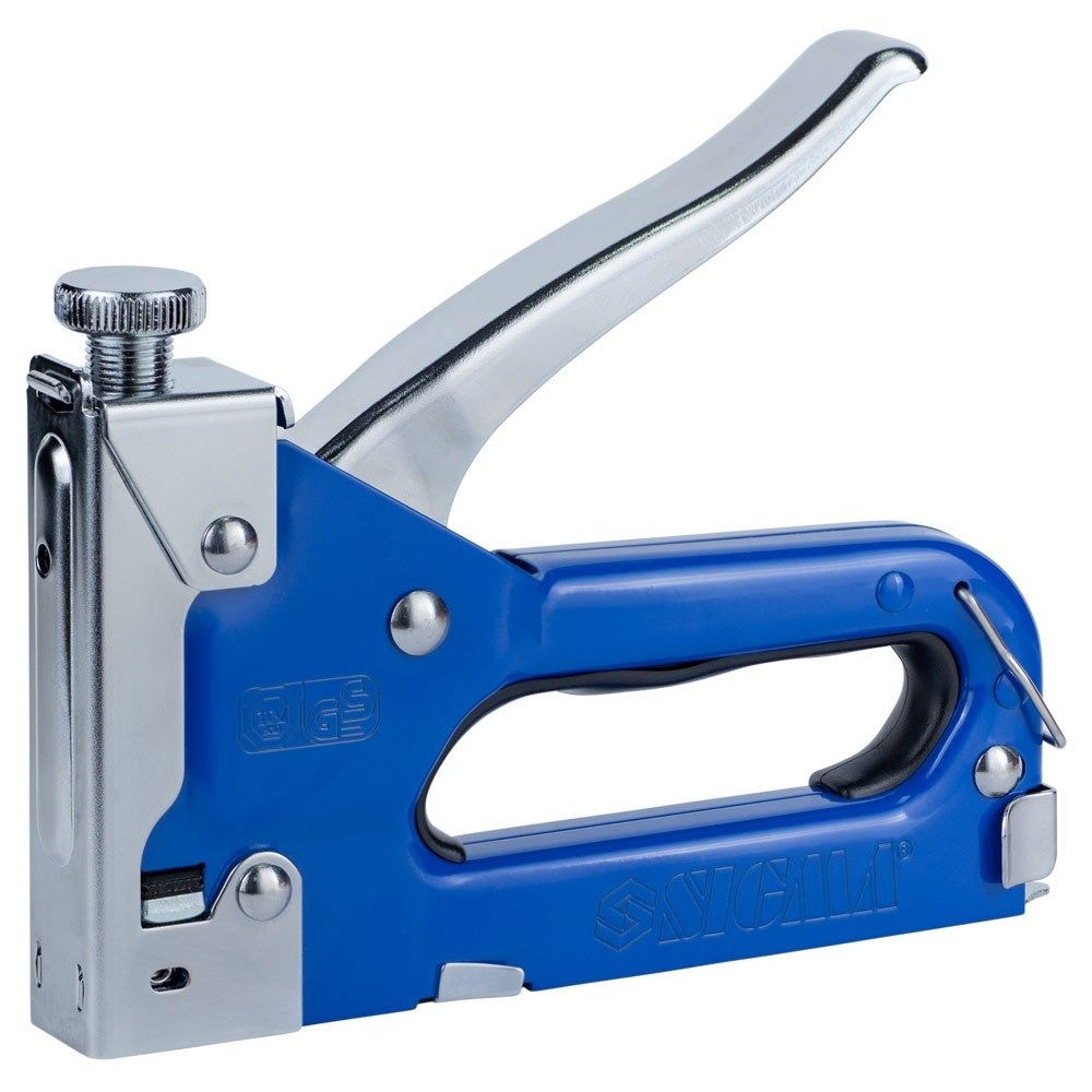 Степлер з регулятором для скоб 4-14мм (синій) 2821011