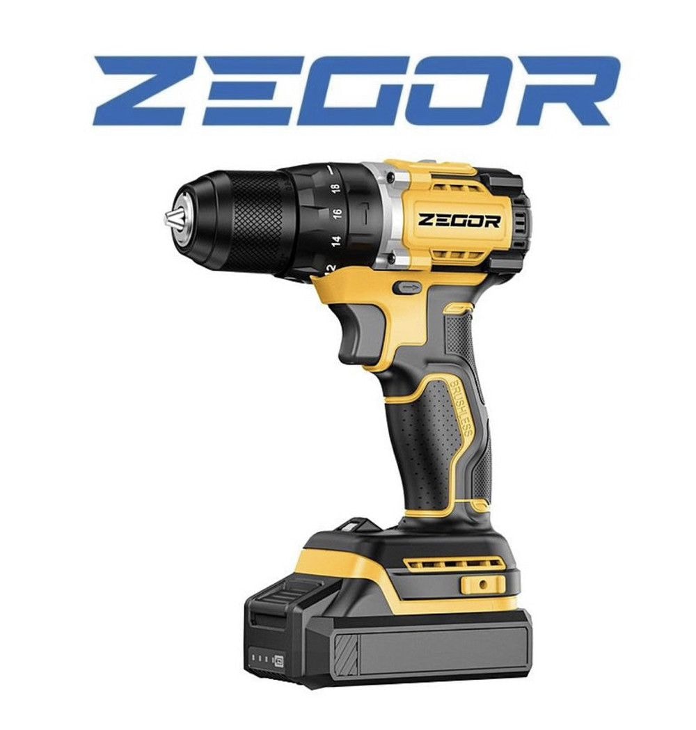 Шуруповерт акумуляторний CDP-21BL (ZEGOR) 3892