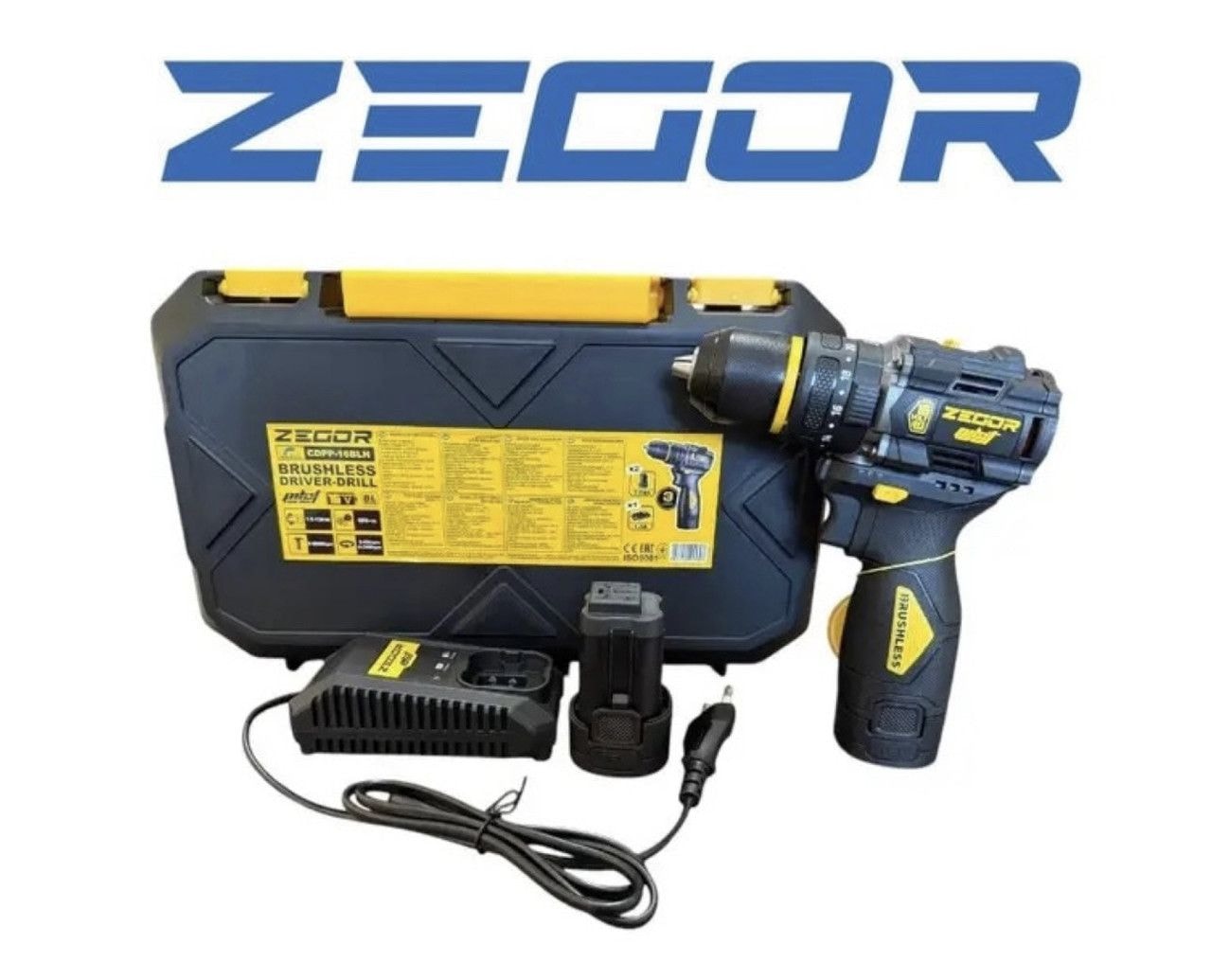 Шуруповерт акумуляторний CDPP-16BLH (ZEGOR)  4121