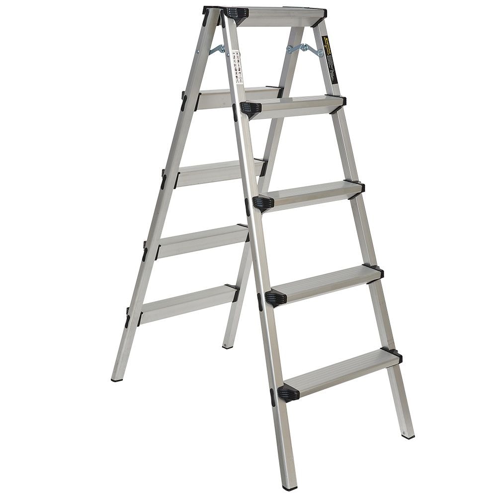 Драбина алюмінієва двостороння Кентавр 5Д (1,19м) 148551