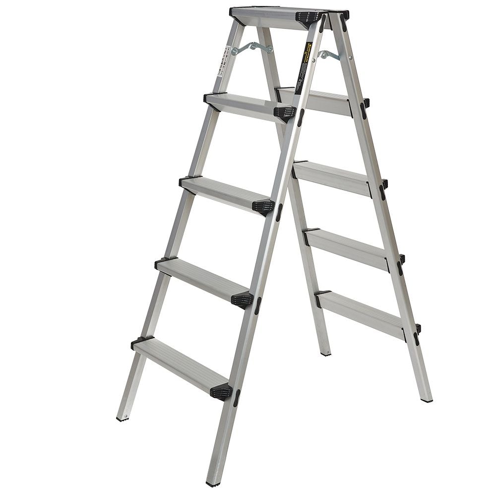 Драбина алюмінієва двостороння Кентавр 5Д (1,19м) 148551