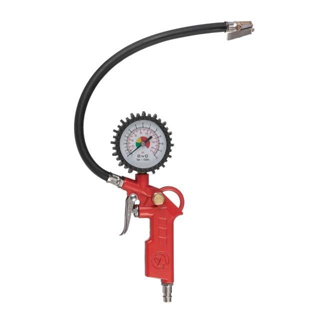 Набір пневмоінструментів 6 од., пістолет для накачування шин, продувальний пістолет, шланг поліуретановий 5м, три наконечники РТ-1500