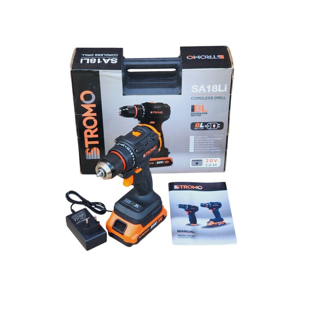 Шурупокрут акум. STROMO SA-18BL DFR (1 АКБ) 300182