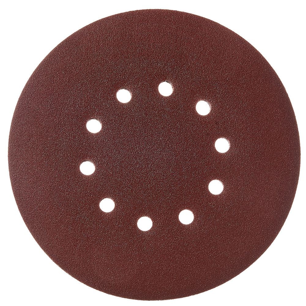 Круг шліфувальний самозачіпний Vitals 225 мм 10 отв з. 100, 5 шт. 195737