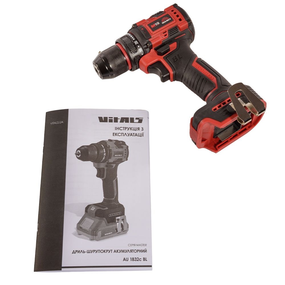 Дриль-шуруповерт акумуляторний Vitals Master AU 1832c BL 235329
